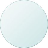 vidaXL Tafelblad van gehard glas 400 mm rond
