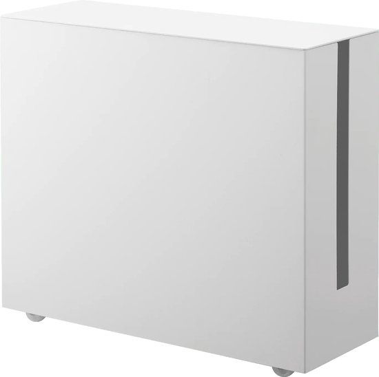 Yamazaki Tower Kabelbox met Wielen - Wit
