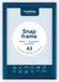 Europel Kliklijst – Posterlijst – A3 – 29,7 x 42 cm – 25mm – Aluminium – Blauw
