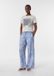 Comma casual identity Broek lichtblauw
