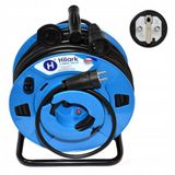 Hilark Cable Tech Omgekeerde verlengkabel van PVC H05VV-F 3 x 2,5 mm², 50 m, trommel