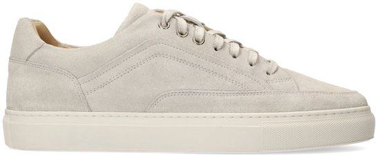 Manfield Heren Off white suède sneakers Maat 43