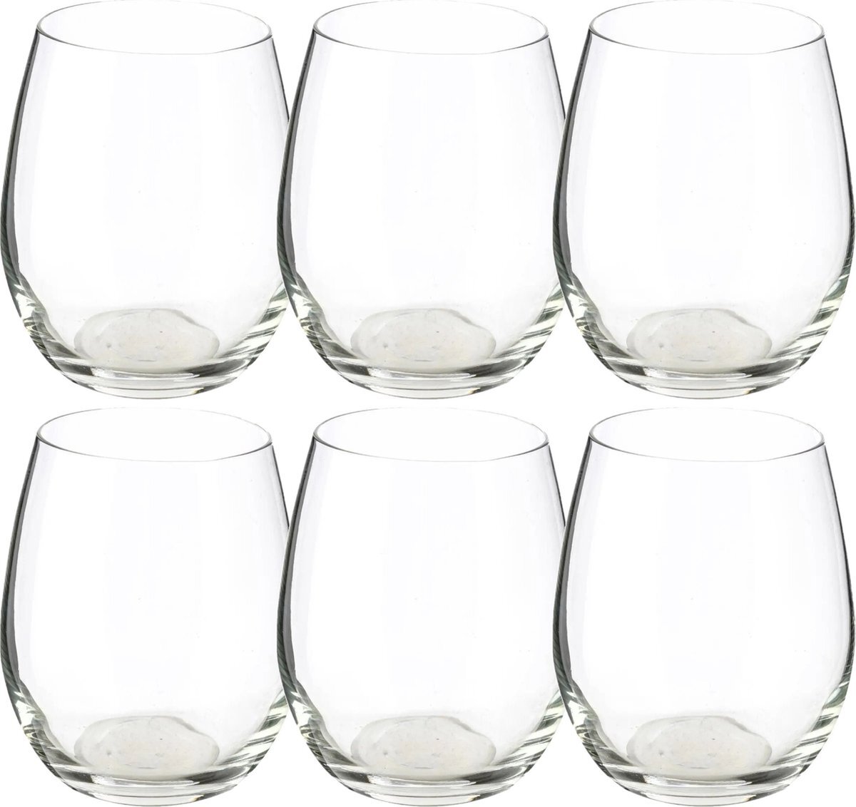 Secret de Gourmet Set van 6x stuks tumbler glazen Orpea 360 ml van glas - Drinkglazen - Waterglazen