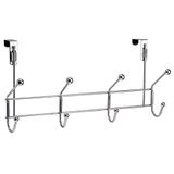 MSV Garderobehaken, deurgarderobe, garderobe lijst deurhaken - met 8 haken