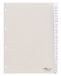 Durable 682419 Tabbladen 25-delig, transparant