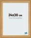 Your Decoration Cadre photo 24x30 cm - MDF - Grain de bois de pin - Lazio