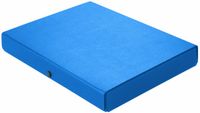 ELBA 400001922 documentendoos van hard karton met 3 kleppen en printkop 4 cm blauw