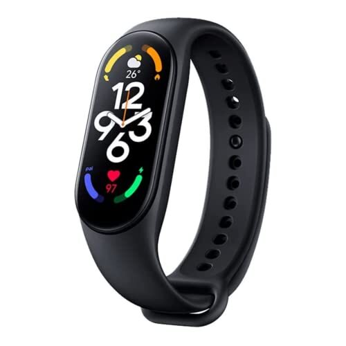 NK Xiaomi Smart Band 7 Activiteitenarmband, waterdicht 5 ATM, frequentiebewaking, app Mi Fit, AMOLED-display, 180 mAh, 12 trainingsmodi