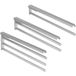 Häfele Porte-serviettes H6008 en aluminium argenté pivotant à 90°, 2 bras