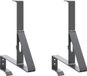 vidaXL - Sneeuwbeschermingssteun - 2 stuks - Antraciet - 29,5 x 3 x 34,5 cm - Staal