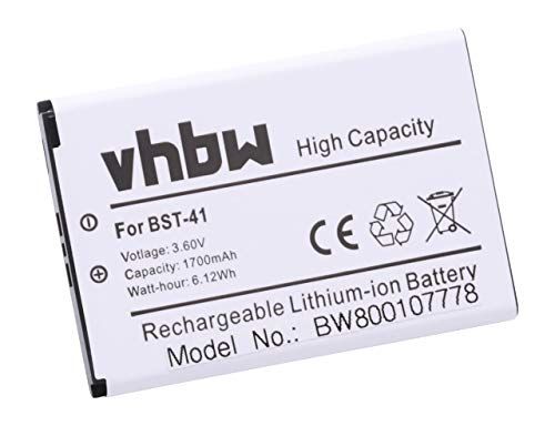 VHBW Li-Ion batterij 1700mAh (3,7V) voor Sony Xperia X10i (BST-41)