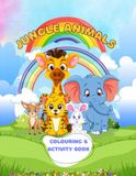 Jungle Animal Colouring & Activity Book for Kids
