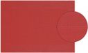 Merkloos Placemats - 8 stuks - Rood - Gevlochten - 45 x 30 cm - Onderleggers