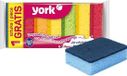 York Schuurspons set KLEUR - 6 + 1 stuks