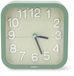 Nedis Horloge de table analogique - Fonction snooze - Mouvement silencieux - Vert