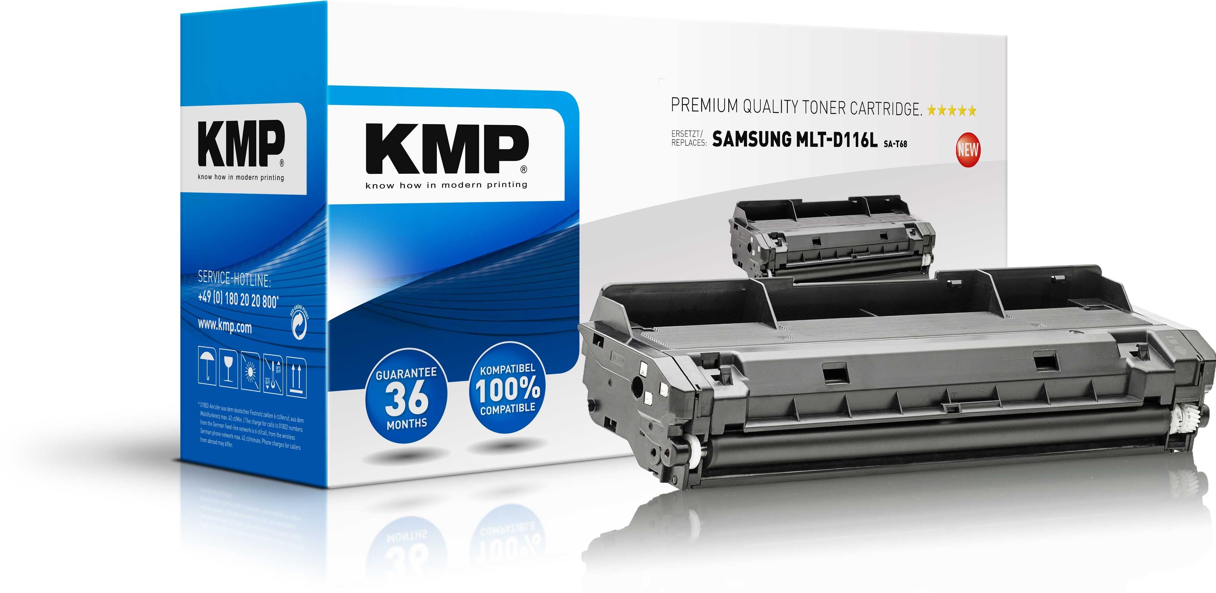 KMP SA-T68 - Tonercartridge - zwart - 1 stuk