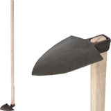 STREND PRO Gardex Puntige hak, 630 g, gesmeed, houten steel
