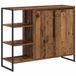 vidaXL Bijzetkast Oud Hout 96,5 x 30 x 75 cm Bewerkt Hout