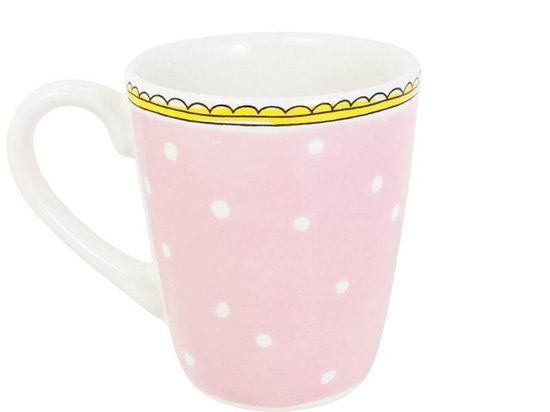 Blond Amsterdam Even Bijkletsen Beker Stip 0,35L - Glas - 8.50 cm