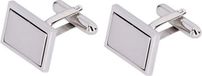 Profuomo Manchetknopen argent, Rectangulaire