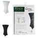 FORNOR 14804 Salontafelhoes, wit/zwart, diameter 80 x
