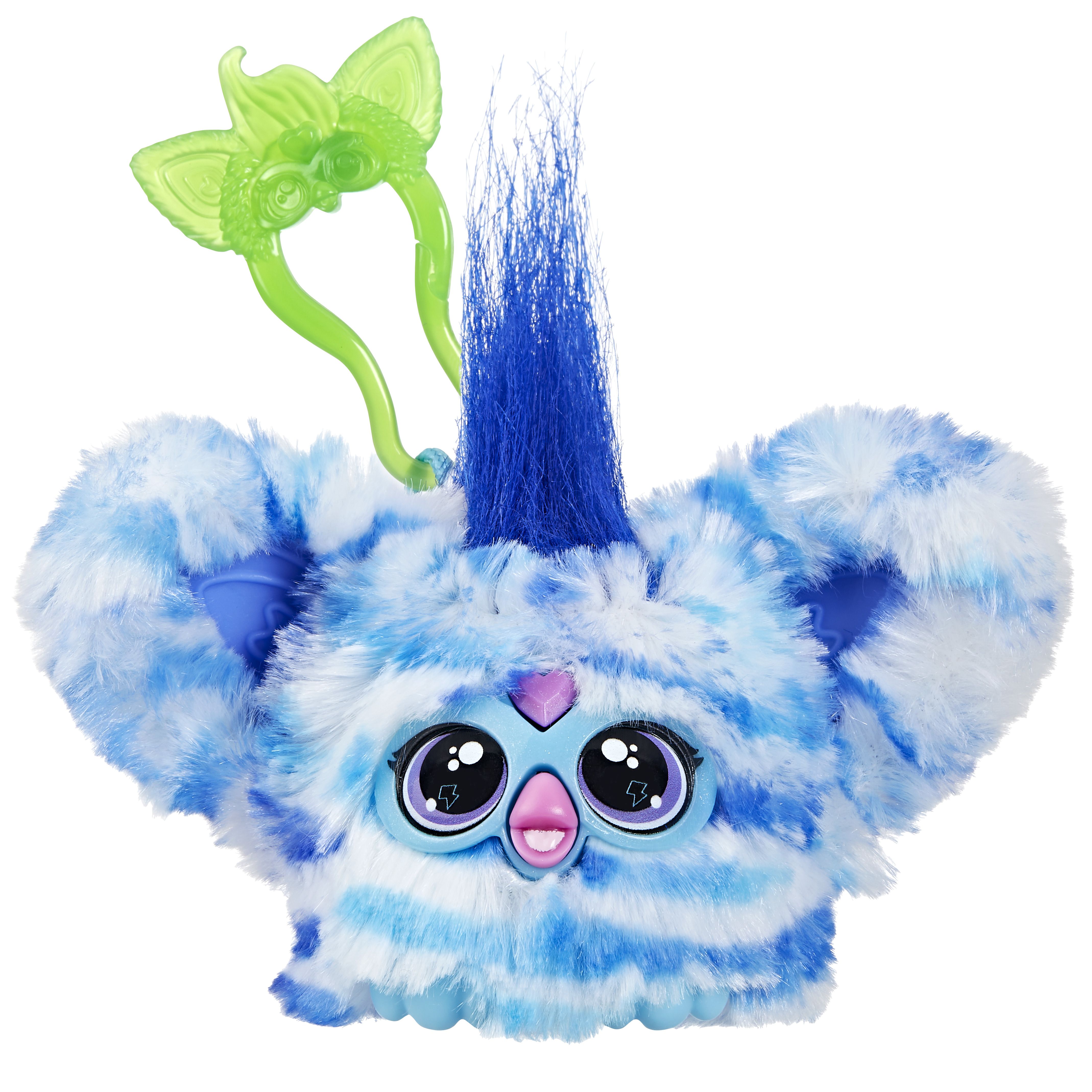 Furby Furblets Ooh-Koo - Blue and White Plush Interactive Toy with Sound