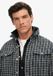 Superdry The Merchant Store Chemise de travail texturée pour homme à manches longues L Coton Indigo Textured Check