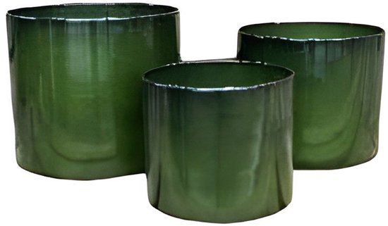 Buitengewoon Boet Buitengewoon de boet Pot Cylinder Vibrant Groen S 21x18cm