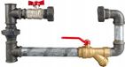 Dérivation pour pompe de chauffage central galvanisée 50-2