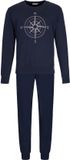 Pastunette - Cloud Navigator - Pyjama - Katoen - Lange mouw - Blauw - Maat L