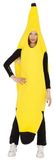 Rubies Bananenkostuum voor volwassenen, mannen en vrouwen, tuniek in bananenvorm, kostuums voor carnaval, vrijgezellenfeest, feest en cosplay