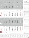 4-Monats-Planer, Heye 4-Monats-Planer, rot 2027