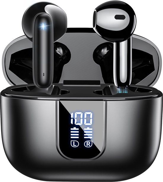 Siltcon SoundWave Pro 2 - Draadloze Oordopjes - Bluetooth 5.4 - Noise Cancelling - Zwart