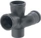 Geberit Silent-Pro Schachtbogenstück 87,5° links, DN 100 / 70 / 90, 393.554.14.1