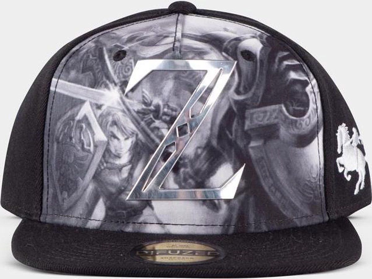 Difuzed Zelda - Fighting Snapback Cap - Zwart
