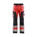 Blåkläder Blaklader Dames werkbroek High Vis zonder spijkerzakken 7155-1811 - High Vis Rood/Zwart - D22