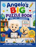 Angelo's Big Puzzle Book: Learn Play Communicate