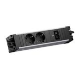 Bachmann STEP ALU 2xCEE7/3, 1xUSB C/C 65W