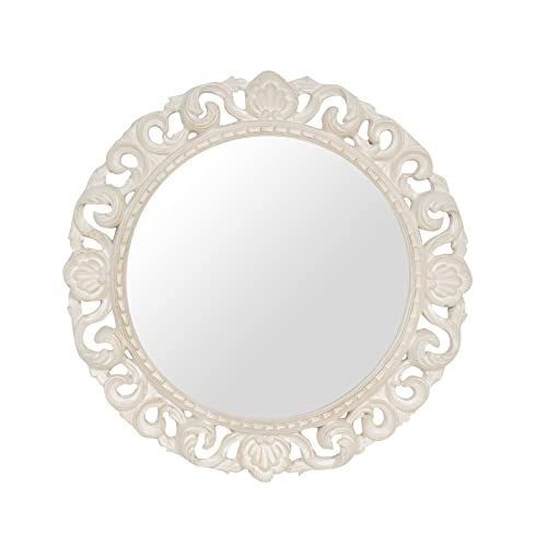 Biscottini spiegel ingang barok frame 60 x 60 cm Made in Italy | decoratieve wandspiegel | barokspiegel | antieke spiegel