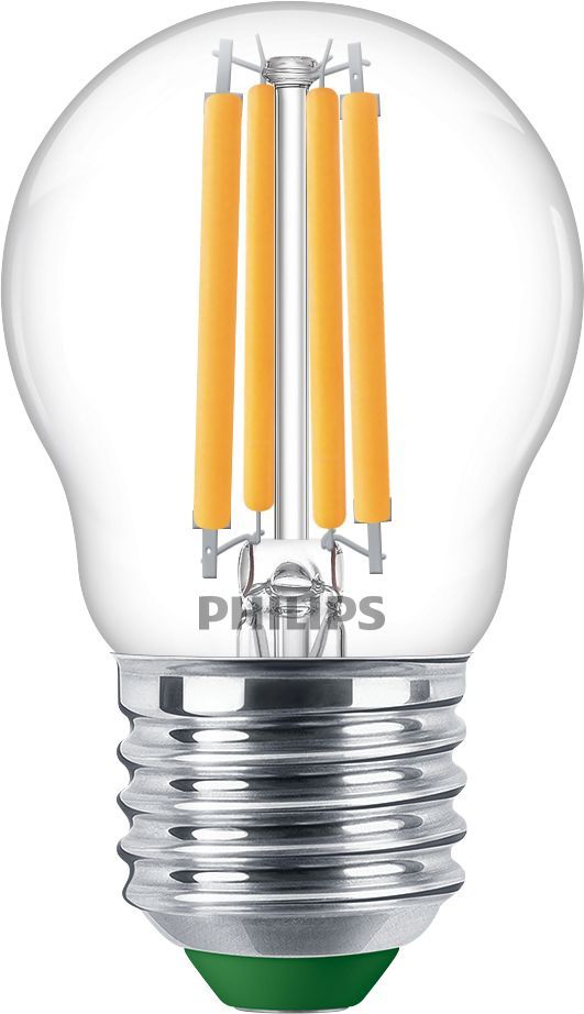 Philips LED lamp E27 | Kogel P45 | Ultra Efficient | Filament | Helder | 2700K | 2.3W (40W)