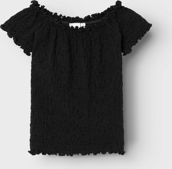 NAME IT NKFHALISSE SS TOP NOOS Meisjes T-shirt Zwart