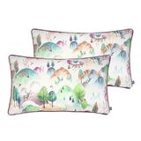 Prestigious Textiles Woodland Walk Feather gevulde kussens Twin Pack