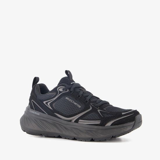 Skechers Edgeride Silver Eclipse sneakers zwart - Maat 38 - Extra comfort - Memory Foam