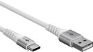 Goobay USB-A naar USB-C Kabel - 60W PD - 1 meter - Wit