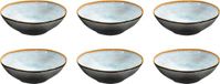 Medard de Noblat Shadow Aqua Soepbord 19.5 cm - 6 delig - Blauw/Grijs