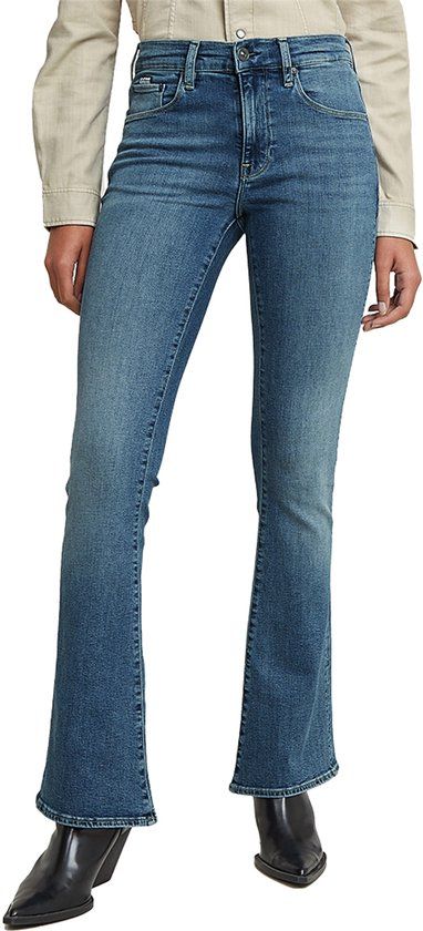 G-STAR 3301 Flare Wmn Dames Jeans - faded icy blue