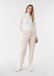 Comma Broek Lichtbeige Dames 36 Regular Fit Katoen Tweed