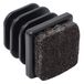 Adsamm® 16 x 16-18 x 18 mm Vierkante Vilten Stoelglijders Zwart