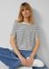 s.Oliver Gestreept tricot T-shirt met hartjesborduursel
