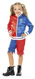 Rubies Harley Quinn kostuum voor meisjes, Green Collection, duurzaam kostuum, bovendeel en bedrukte broek, officiële Warner Bros voor carnaval, Halloween, Kerstmis en verjaardag
